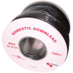 100m 'Foam' Digimaster Rg6 Black Pvc