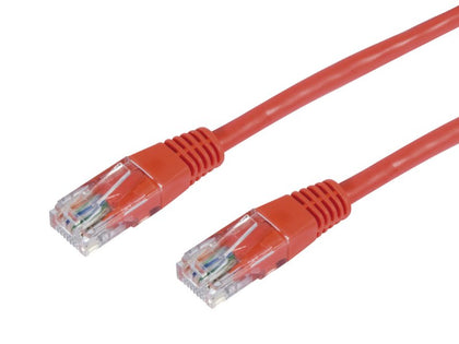 2m CAT5e RJ45 High Speed Patch Lead RED