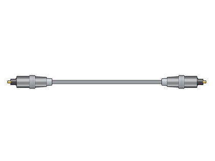 1m Toslink S-PDIF Fibre Optic Lead GOLD