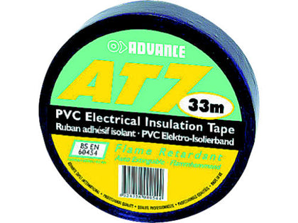 ADVANCE 19mm x 33m Standard PVC Tape BLACK