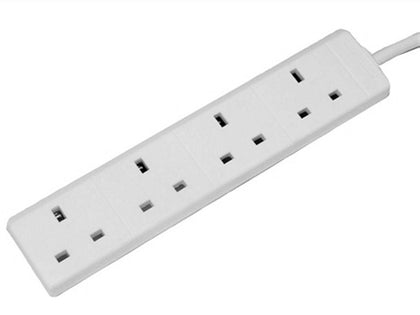 4 Way Mains Multi Socket c/w 2m Lead