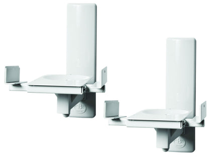 (2) B-TECH Speaker Wall Mount WHITE